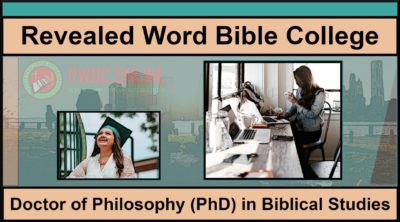 RWBC Doctor of Philosophy (PhD) in Biblical Studies